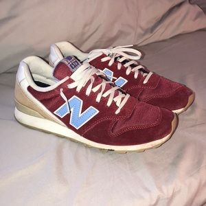 Red New balance 696 sneakers!